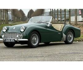 1959 TRIUMPH TR3 VERT MANUEL, 4 VITESSES CONDUITE À GAUCH...