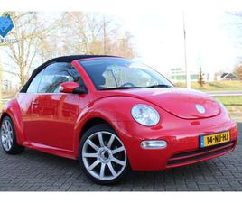 VOLKSWAGEN BEETLE NEW CABRIOLET 1.6 ORIGINEEL NL! LEUKE AUTO CRUISE CONTROLE, SPIEGELVERWARMING