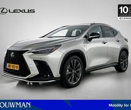 LEXUS NX 450H+ AWD F-SPORT LINE | SCHUIFDAK | TREKHAAK | SPORTSTOELEN | STOELVERWARMING EN -VENTILATIE | QUAD LED |