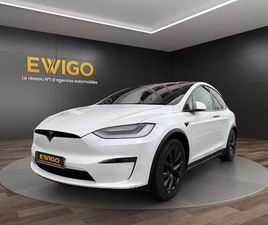 TESLA MODEL X 685 PALLADIUM 4WD DUAL-MOTOR / SOH 95% / FSD / 7 PLACES / CUIR BLANC