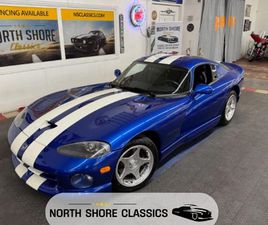 1997 DODGE VIPER - GTS - VERY LOW MILES - LIKE NEW -SEE VIDEO