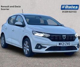 2021 DACIA SANDERO SANDERO 0.9 TCE COMFORT 5DR HATCHBACK HATCHBACK PETROL MANUAL