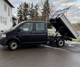 VOLKSWAGEN T5 TRANSPORTER KIPPER PRITSCHE DOPPELKABINE 3,5T