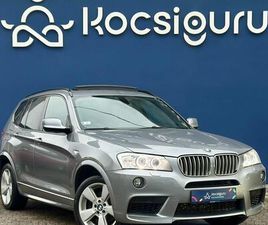 BMW X3 XDRIVE 35D XDRIVE35D (AUTOMATA) / 2.TULAJ!/ KARBANTARTOTT!/ 159EKM!/ MEGKÍMÉLT!/ PANO.TETŐ!/ BŐR/ MEMO-S ÜLÉS!