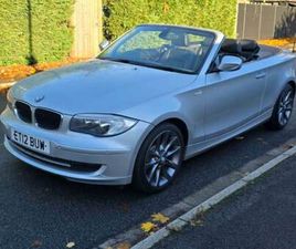 BMW SERIE 1 CABRIOLET 118 BMW 118D 2.0 EXCLUSIVE EDITION CONVERTIBLE 2012. VERY LOW MILEAGE ONLY 61K.