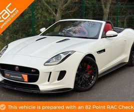 JAGUAR F-TYPE CABRIOLET P380 2016 JAGUAR F-TYPE 3.0 V6 S CONVERTIBLE 2DR PETROL AUTO EURO 6 (START/STOP) (380 PS) CONVERTIBLE PETROL ...