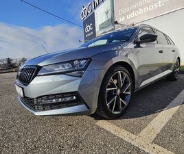 ŠKODA SUPERB COMBI SPORTLINE 2,0 TDI, DSG, MATRIX, PANO, 360°, 12/26, 2021 GOD.