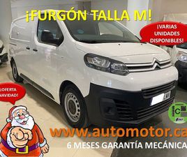 CITROEN JUMPY TALLA M BLUEHDI 120 SS 6V CONTROL