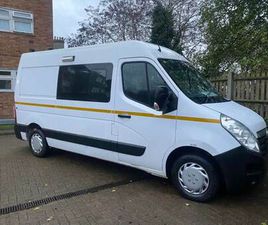 2018 68 VAUXHALL MOVANO WELFARE VAN CREW CAB 6 SEAT IDEAL CAMPER VAN NO VAT 1 OWNER FORD TRANSIT