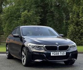 2019 BMW 6 SERIES GRAN TURISMO 3.0 630D M SPORT GT 5DR DIESEL AUTO XDRIVE EURO 6 (START/STOP) (265 PS) H...