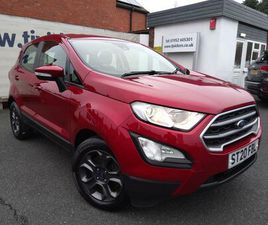 FORD ECOSPORT 1.0T ECOBOOST ZETEC EURO 6 (S/S) 5DR
