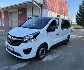 OPEL VIVARO 1,6 CDTI 2,7T, GODIŠNJE VINJETE ( SLO, AT ), 8 + 1 PUTNIČK, 2016 GOD.