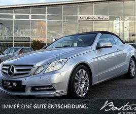 MERCEDES-BENZ E 250 CGI CABRIO BLUEEFFICIENCY KAMERA/NAVI/AHK