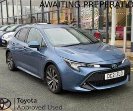 TOYOTA COROLLA DESIGN HATCHBACK'S 1.8 VVT-H DESIGN CVT EURO 6 (START/STOP) 5DR