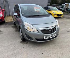 2013 VAUXHALL MERIVA 1.4 16V EXCLUSIV EURO 5 5DR MPV PETROL MANUAL