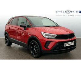 2022 VAUXHALL CROSSLAND 1.2 TURBO GS LINE SUV 5DR PETROL MANUAL EURO 6 (START/STOP) (110 PS) SUV PETROL ...
