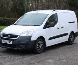 2018 PEUGEOT PARTNER 1.6 BLUEHDI 744 S COMBI VAN 6DR DIESEL MANUAL L2 (113 G/KM