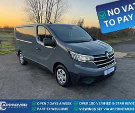 RENAULT TRAFIC 2022 RENAULT TRAFIC (72) NO VAT! SL28 SWB BUSINESS 2.0 DCI 130 EURO 6 ULEZ PANEL VAN DIESEL MANUAL