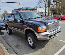2001 FORD EXCURSION 7.3L 1 OWNER 230,000 KMS