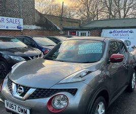 2017 NISSAN JUKE 1.6 N-CONNECTA 5DR XTRONIC HATCHBACK PETROL AUTOMATIC