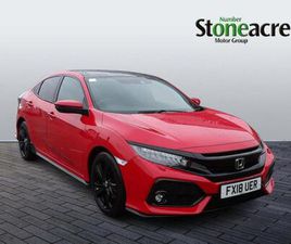 HONDA CIVIC 2018 HONDA CIVIC 1.5 VTEC TURBO SPORT PLUS 5DR CVT HATCHBACK PETROL AUTOMATIC
