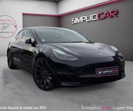 TESLA MODEL 3 PERFORMANCE AWD 82 KW SOW BATTERIE 95 % GARANTIE 2030