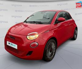 FIAT 500 E 95CH RED D'OCCASION - HESS AUTOMOBILE