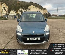 PEUGEOT PARTNER TEPEE 2013 PEUGEOT PARTNER TEPEE OUTDOOR - NEW YEARS MOT - FINANCE AVAILABLE - 3 MONTH WARRANTY
