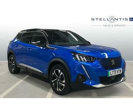 2021 PEUGEOT 2008 50KWH GT SUV 5DR ELECTRIC AUTO (136 PS) SUV ELECTRIC AUTOMATIC