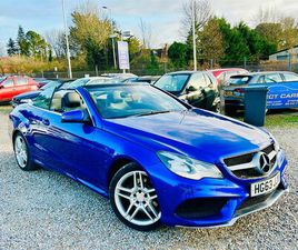 MERCEDES-BENZ E CLASS 2.1 E220 CDI AMG SPORT CABRIOLET 2DR DIESEL G-TRONIC+ EURO 5 (START/STOP) (170 PS)