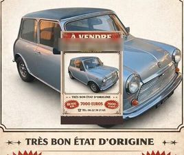 A VENDRE MINI SPECIALE