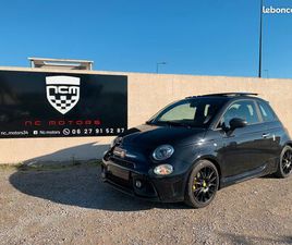 ABARTH 500 595 1.4 TB 160 CV PISTA PHASE 2 - HISTORIQUE COMPLET, DISTRI OK, PRÉPA KBARTH 225 CV, (6500) LIGNE COMPLÈTE RAGAZZON, KIT AMORTISSEURS BC RACING..