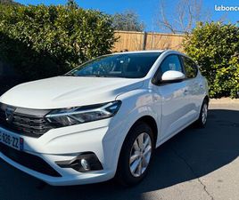 DACIA SANDERO DACIA SANDERO TCE 90CH BV6M CONFORT 5P. 1ÈRE MAIN. GPS CLIM AUTO 44820 KMS