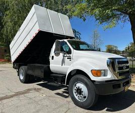 2013 FORD F-650 CHIPPER DUMP TRUCK, LOW 63K MILES -WE FINANCE AND NATIONWIDE SHI