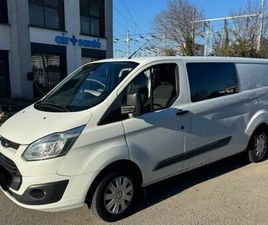 FORD TRANSIT CUSTOM FG 2.2 TDCI 6 PLACES CABINE APPROFONDIE XL
