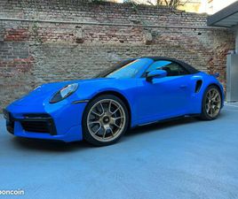 PORSCHE 992 TURBO S CAB, AEROKIT, BURMESTER, APPROVED 08/2026, MALUS PAYÉ
