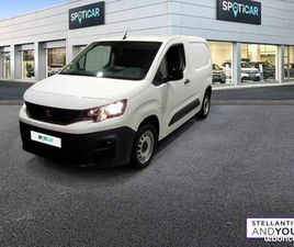 PEUGEOT PARTNER FGN FOURGON STANDARD 650 KG BLUEHDI 130 S&S EAT8 ASPHALT