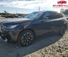 BMW X3 XDRIVE 30I BMW X3 XDRIVE30I, 2.0L R-4 255KM, 4X4,BARDZO NISKI PRZEBIEG, OD UBEZPIECZA