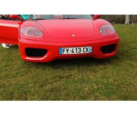 FERRARI 360 MODENA 2004 FERRARI 360 ROUGE MANUEL, 6 VITESSES CONDUITE À GAUC...