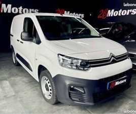 14.158HT•CITROËN BERLINGO 1000KG 1.5 BLUEHDI 130CV PREMIUM CONNECT FULL OPTIONS•3 PLACES•PORTE LATÉRALE•CAMERA•GPS•CAR PLAY•PREMIERE MAIN•TVA RÉCUPÉRABLE