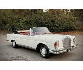 MERCEDES CLASSE S CABRIOLET 220 SE 1965 MERCEDES-BENZ 220SEB CABRIOLET W111 À VENDRE PAR ENC...