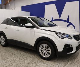 PEUGEOT 3008 MOTION ACTIVE PURETECH 130 EAT8-AUTOMAATTI, 1 OMISTAJA, TUMMAT LASIT, TUTKAT, HELMIÄISVÄRI...