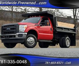 2016 FORD F-350 4X4 DUMP TRUCK 9' BODY 21K MILES 6.2L V8 #14829