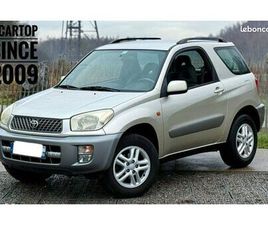 TOYOTA RAV4/1.8 VVTI 125CV/CLIM/AN2001/209000KM/ETAT IRRÉPROCHABLE