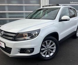 VOLKSWAGEN TIGUAN VOLKSWAGEN TIGUAN 2.0 TDI 110CH CARAT 1ERE MAIN / CUIR / TOIT OUVRANT / GPS / PARK ASSIST
