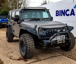 2007 JEEP WRANGLER 2.8 CRD SAHARA UNLIMITED AUTO 4WD EURO 4 4DR CONVERTIBLE DIESEL AUTOMATIC