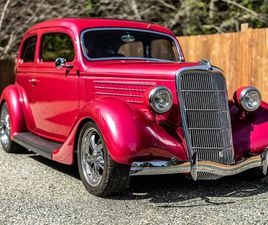 1935 FORD SLANTBACK ALL STEEL, PINK/BROWN, NEW BRAKES, RUNS GREAT