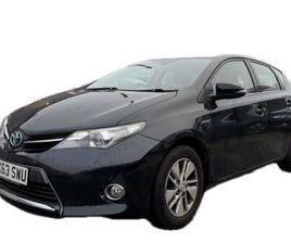 TOYOTA AURIS 2013 TOYOTA AURIS 1.8 VVTI HYBRID ICON 5DR CVT AUTO HATCHBACK PETROL/ELECTRIC AUTOMATIC