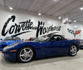 CORVETTE C6 CABRIOLET 2006 CHEVROLET CORVETTE CONV 3LT, Z51, 6-SPEED, POLISHED, ONLY 30K!