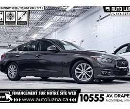 2014 INFINITI Q50 PREMIUM AWD/LANE ASSIST/NAV/CAMERA360/94,000KM
